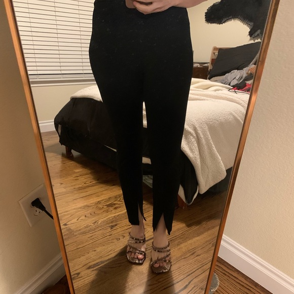 Mango Pants - Mango slit work leggings large